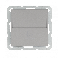 Jasmart Electric G6209S Отельный карточный выключатель с накладкой 10А, 250В, цвет алюминий, G6209S