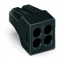 Wago 773-514 4-проводная клемма, d: 0,75-2,5 мм2, темп до 150 С