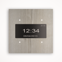 Tense KNX_INFSOGM4 Сенсорный выключатель KNX Infinity Stone Oak Grey Marble 4F, цвет: Серый