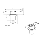 B.E.G. 92933 Потолочный датчик присутствия PD9-SDB-GH, цвет: Белый