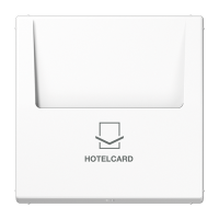 Jung LS590CARDWW LS990 Клавиша для выключ. "Hotelcard", бел.