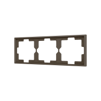 Zennio ZS70FM3M ZS70, Рамка на 3 розетки, Мокко