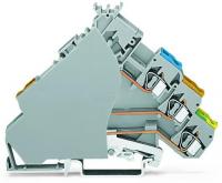 Wago 280-575/280-320 Клемма для исп. устройств С подключением общего провода с, торц. пластиной