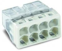 WAGO 2273-208 8-проводная клемма, d: 0,5-2,5 мм2, прозрачный корпус