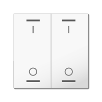 MDT BE-TAL55W202.B1 Выключатель MDT Rocker для кнопочного выключателя KNX Push Button Light, белый