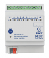 MDT BE-08024.02 Модуль KNX бинарных входов 8-канальный, для выходов 12-24В~/=