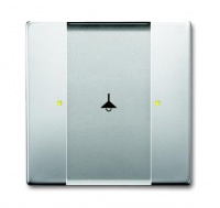 ABB 6125/02-866-500 Сенсор 1/2-клавишный, нержавеющая сталь, цвет: Нержавеющая сталь