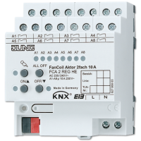 Jung FCA 2 REGHE Актуатор фанкойла KNX, 2-местный