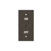 ABB N2121.5 AA N2121.5 AA — Крышка рокера Символ KNX On/Off — 1M — Total Anthracite