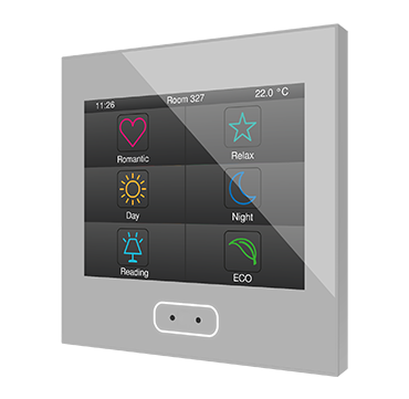 Zennio ZVI-Z35 Емкостная сенсорная панель с 3,5 - дюймовым дисплеем