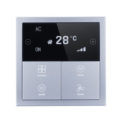 HDL HDL-M/PTOL6.18M OLED термостат KNX серии Tile, металл (без рамки и шинного соединителя HDL-M/PTCI.1)