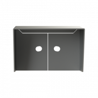 ABB 41383RH Козырёк, 1\х, для ниши, алюминий