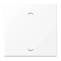 Jung LS 990 P WWM Kлавиша, с символам «стрелки», Дюропласт лакированный, Серия LS, белоснежный матовый