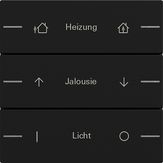 Gira 5763005 Набор клавиш тройн., индивидуально для сенсорного выключателя 4 System 55