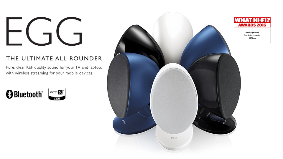 Kef 137937 Полочная акустика KEF EGG blue, цвет: Синий