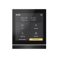 GVS CHTF- 4.0/15.3.21 Сенсорная панель KNX Smart Touch V40 Серебристый, цвет: Чёрный