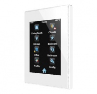 Zennio ZVI-Z41LIT-WP Z41 LITE/Панель KNX, ёмкостной сенсорный TFT экран 4.1 дюймов, цвет: Белый