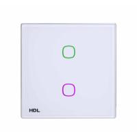 HDL M/TBP2.1-A2-48 2-клавишная сенсорная панель KNX, европейский стандарт (без шинного соединителя HDL-M/PCI.1-A)