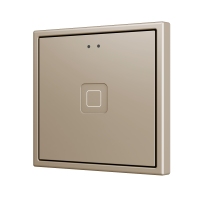 Zennio ZVITR70X1C Tecla RGB 70 X1. PC-ABS Емкостная кнопка с RGB-подсветкой, 70 x 70 пикселей, 1 кнопка