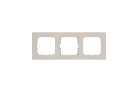 Jasmart Electric G1103T Рамка G-Flex  3-постовая, цвет Тауп, G1103T