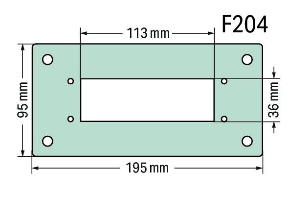 Wago 850-818/002-005 Фланцевая пластина