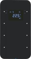 Berker 75643065 Touch Sensor, 3-канальный с регулятором температуры помещения, R.1, черный, цвет: Чёрный
