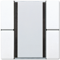 Jung LS2072NABSWW KNX кнопочный сенсор, 2 группы, цвет: Белый, оттенок: Без оттенка