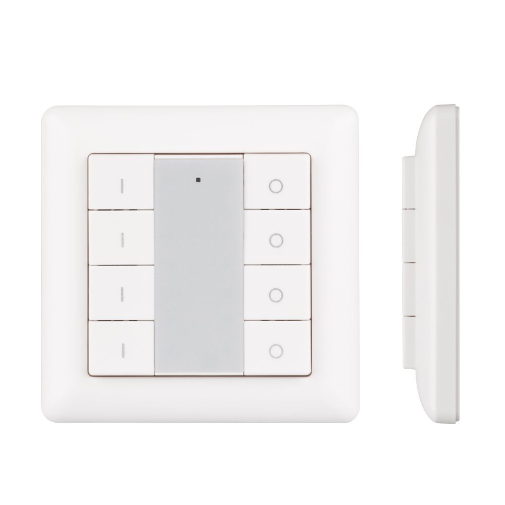 Arlight 021370 Панель Knob SR-KN9550K8-UP White (KNX, DIM) (Arlight, IP20 Пластик, 3 года) 021370