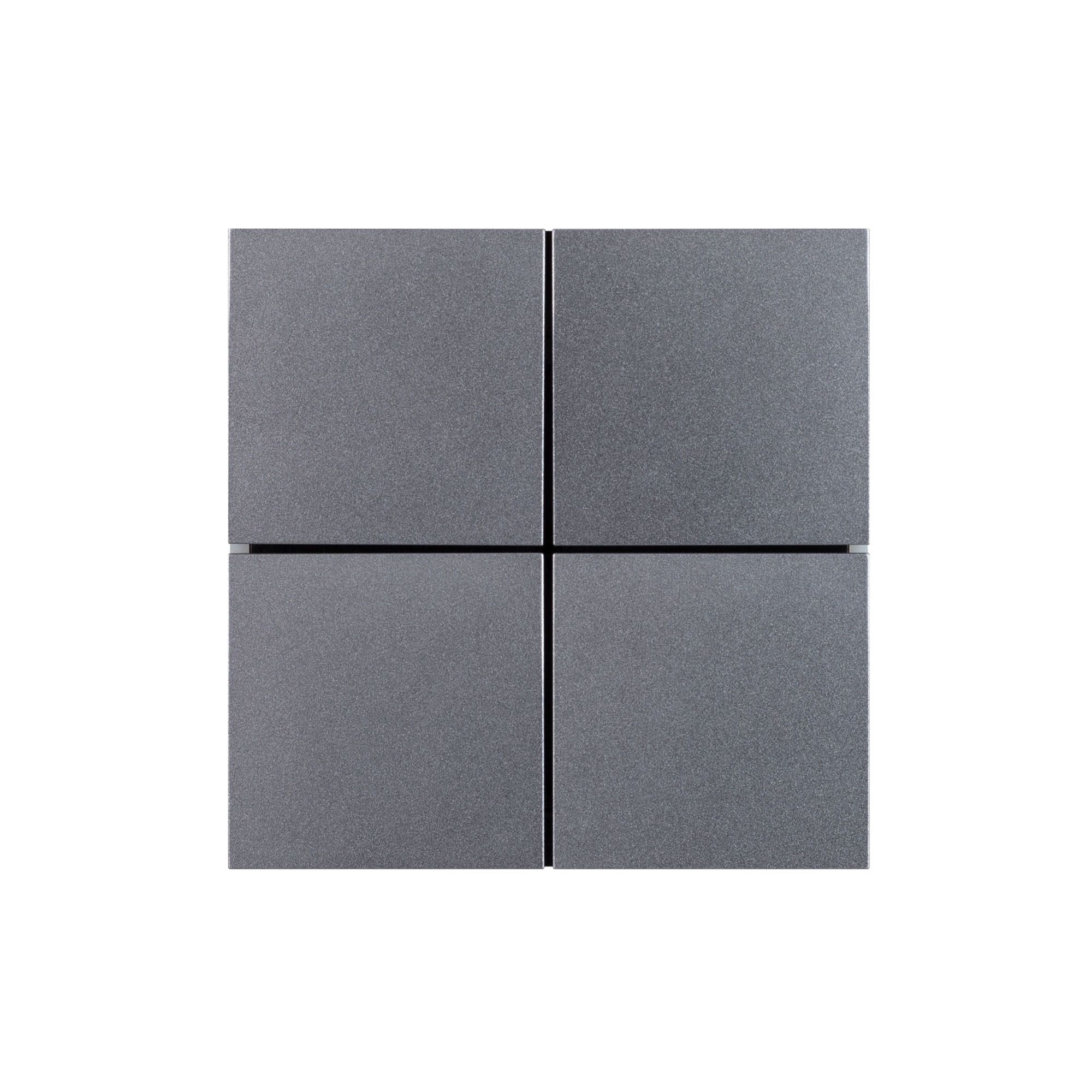 Arlight 038366 INTELLIGENT ARLIGHT Кнопочная панель KNX-304-23-IN Grey (BUS, Frameless) (IARL, IP20 Металл, 2 года) 038366