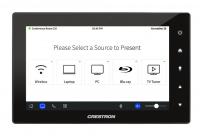 Crestron TSW-760-NC-B-S 7-дюймовый сенсорный экран без камеры и микрофона, гладкий черный