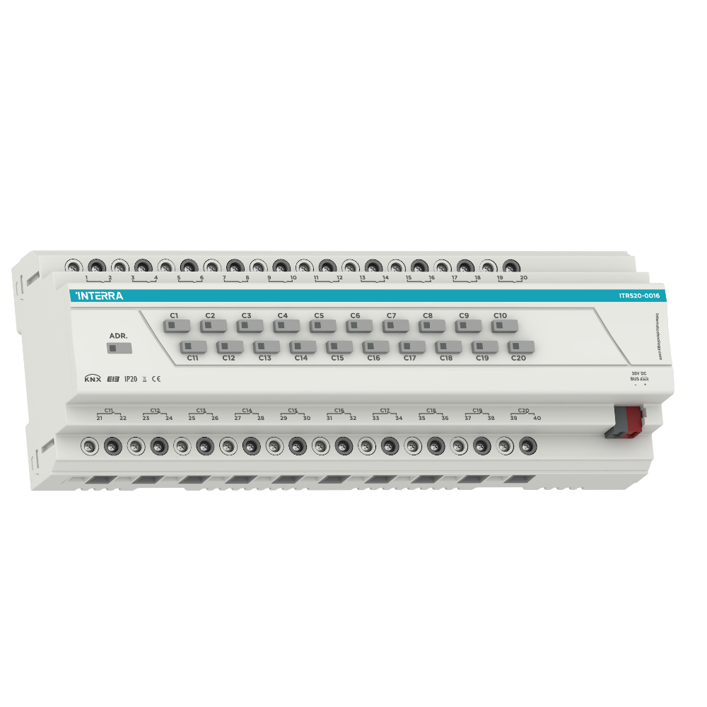 Interra 
					ITR520-0016
				 KNX Combo Actuator - 20 Channel