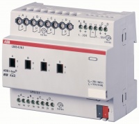 ABB LR/S4.16.1 Светорегулятор ЭПРА 1-10B с контролем освещённости, 4-канальный, 16A