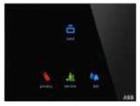 ABB TLM/U.2.1-CG Карточный считыватель Tacteo, черное стекло, цвет: Чёрный