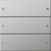 Gira 2133601 Комплект клавиш, 2 штуки, цвет: Нержавеющая сталь