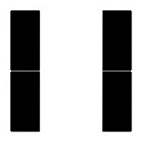 Jung LS 502 TSA SW Набор накладок 2 группы
