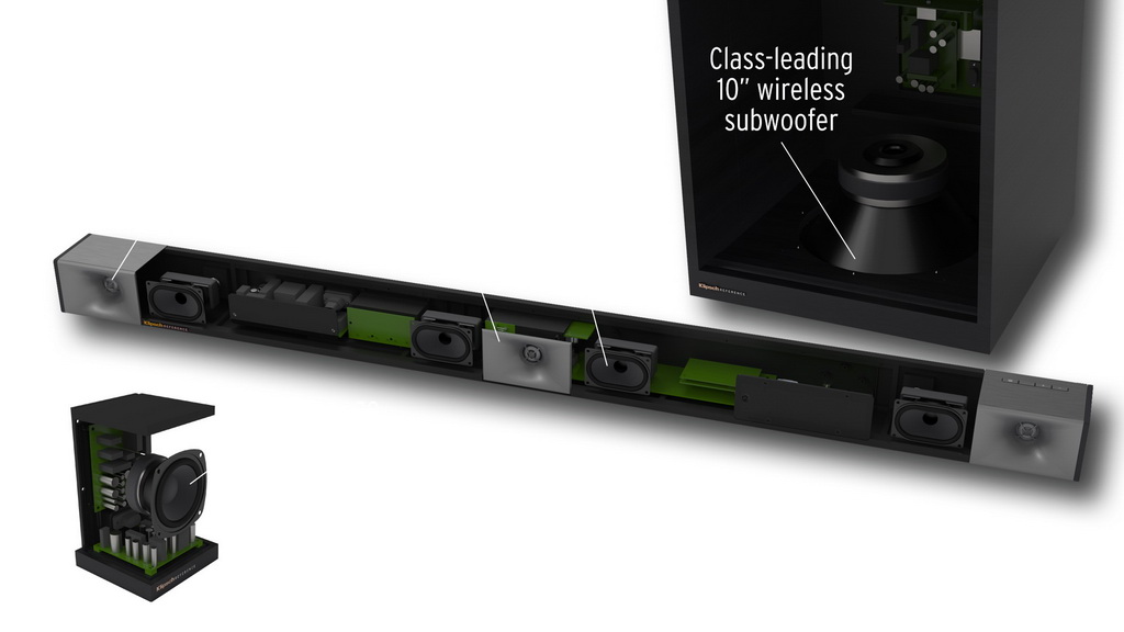 Klipsch 256058 Саундбар Klipsch Cinema 800 Sound Bar, цвет: Чёрный