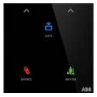 ABB TKM/U.1.1-CG Держатель для карт, универсальный, 86x86, цвет: Чёрный