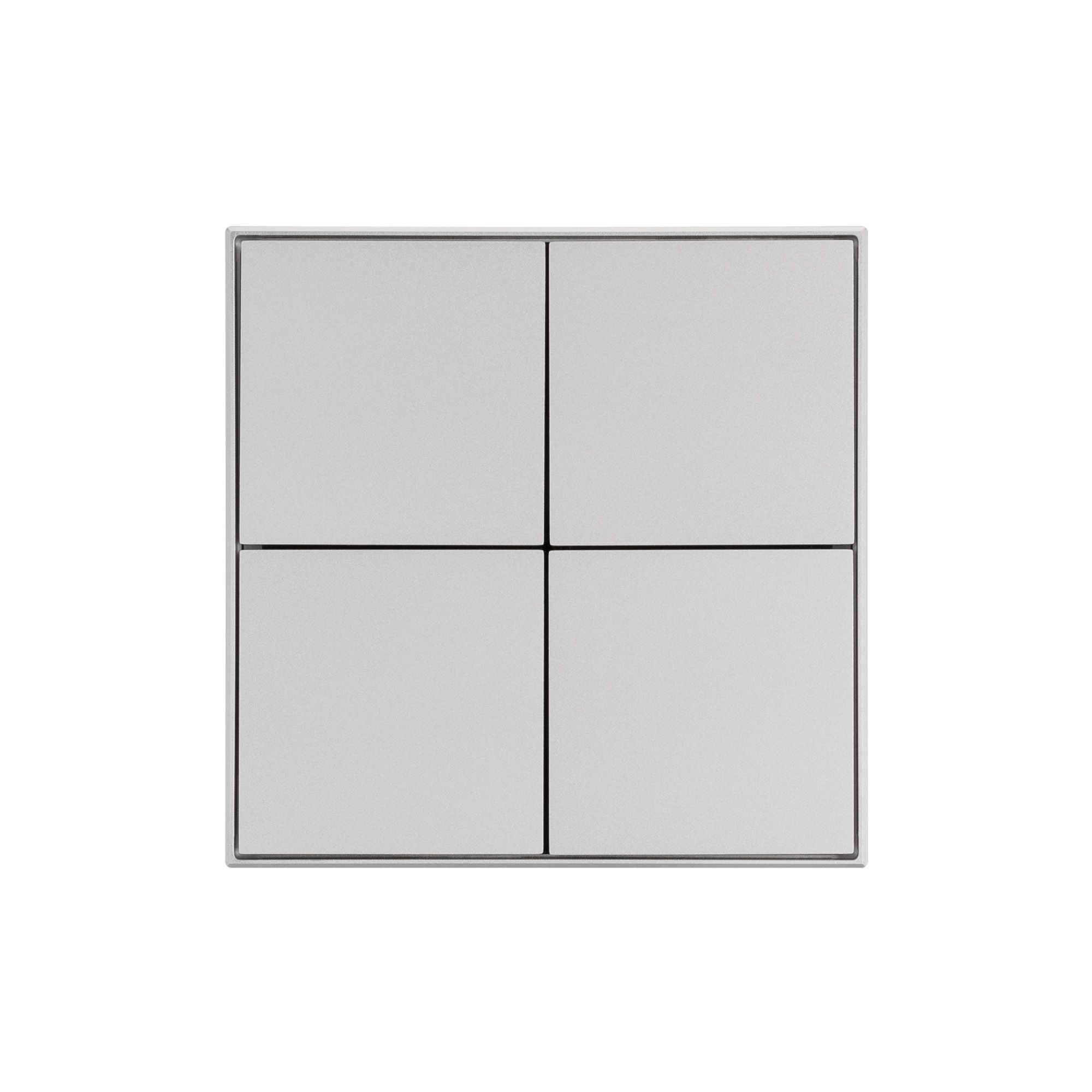 Arlight 039666 INTELLIGENT ARLIGHT Кнопочная панель KNX-304-23-IN Silver (BUS, Frame) (IARL, IP20 Металл, 2 года) 039666