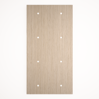 Tense KNX_INTWOCW8 Сенсорный выключатель KNX Intensity Wood Oak Cotton White 8F, цвет: Золотой