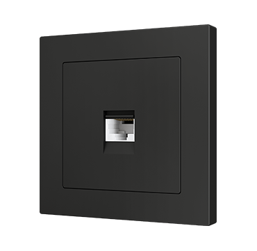 Zennio 8300009+46+12XX ZS55 – Одиночная розетка RJ45