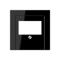 Jung A569PLTSW A500 Накладка ТАЕ для аудиорозеток и зарядного устр-ва USB, чёрн.