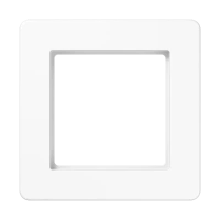 Jung AF 581 BF WW Рамка 1-ная, vertical and horizontal installation, thermoplastic, A FLOW, white