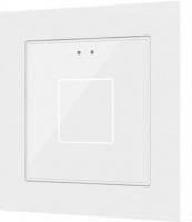Zennio ZVI-F55X1-W Flat 55/Выключатель KNX сенсорный с подсветкой (стандарт рамки 55x55мм), цвет: Белый, оттенок: Без оттенка