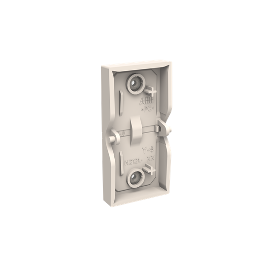 ABB N2121.02 BB N21R.XXX.YYY BB - Крышка рокера KNX с пользовательским символом - Правая - 1M - Total White