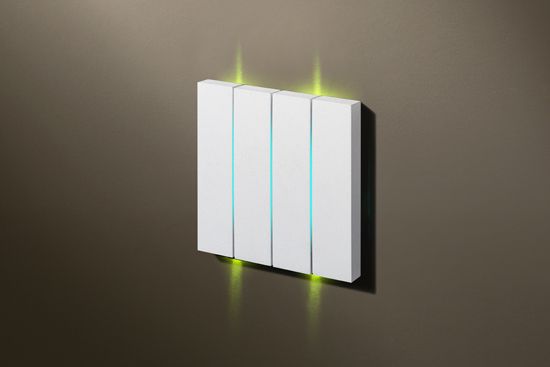 Lithoss Выключатель Aesteem Aesteem Textured White, Цвет: Белый ,оттенок: Текстурированный