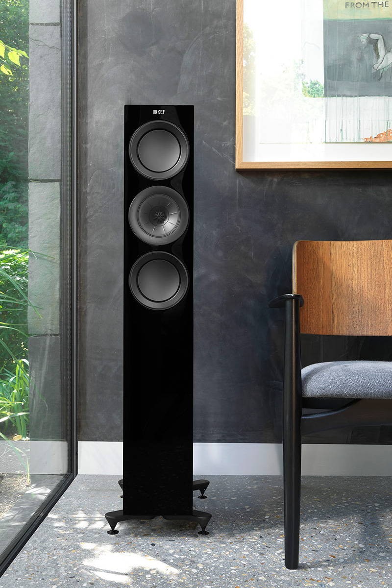 Kef 191814 Напольная акустика KEF R5 Gloss Black, цвет: Чёрный