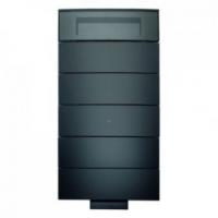 Berker 75665692 Инфракрасный клавишный сенсор B.IQ с регулятором температуры помещения, 5-канальный, стекло, цвет: Чёрный