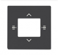 ABB 6108/61-81-500 Накладка для сенсора 6108/60-500, антрацит