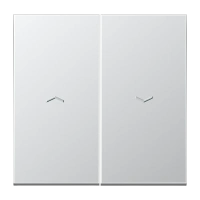 Jung AL 2995 PP Kлавиша, рельефные символы "стрелка, Серия LS, алюминий