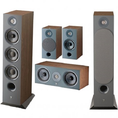 Focal-jmlab 249843 Комплект акустики Focal Chora Center + 826  + 806 Dark Wood, цвет: Темно - коричневое дерево